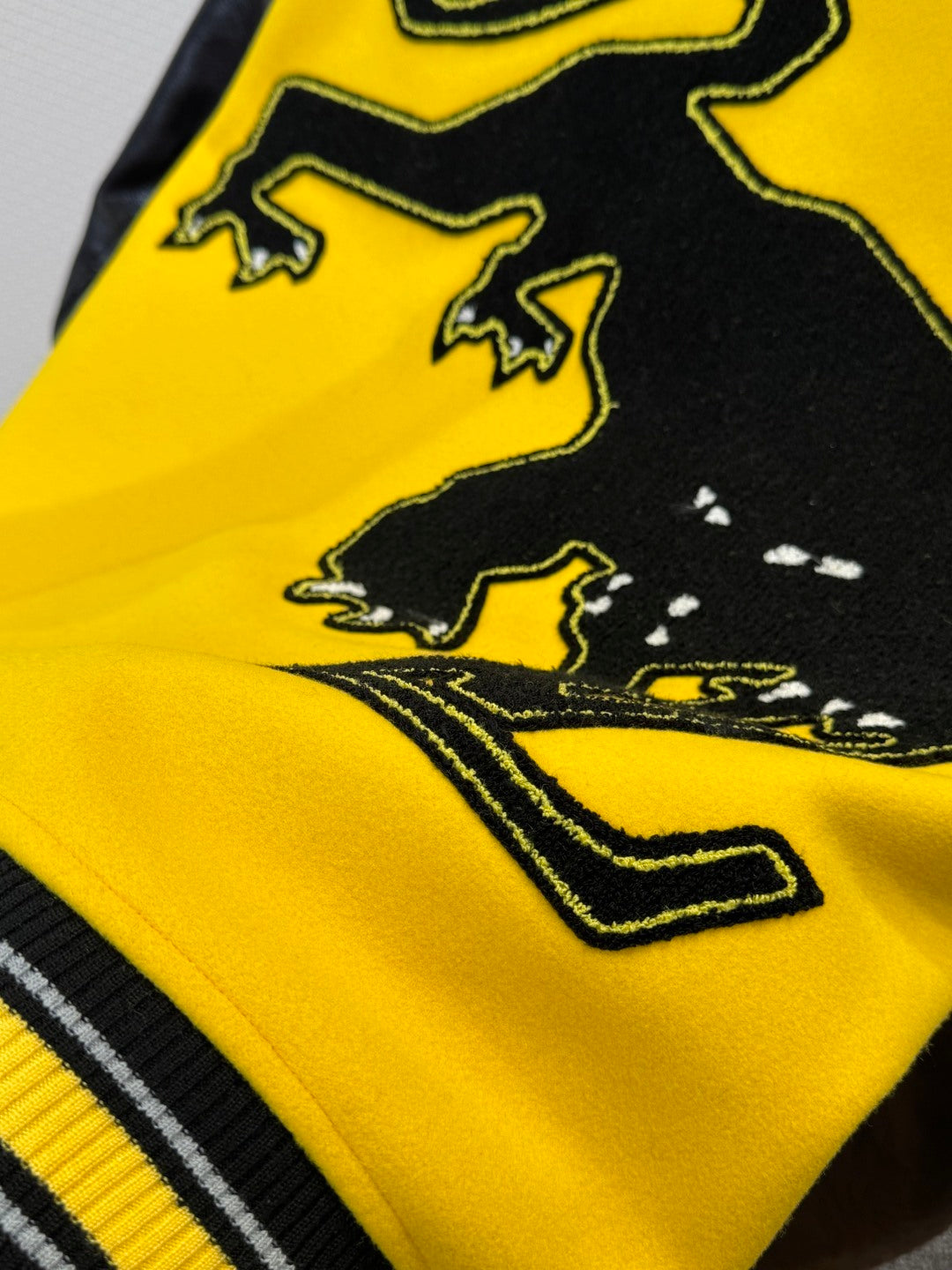 Louis Vuitton Yellow & Black Varsity Jacket – SS22 Release