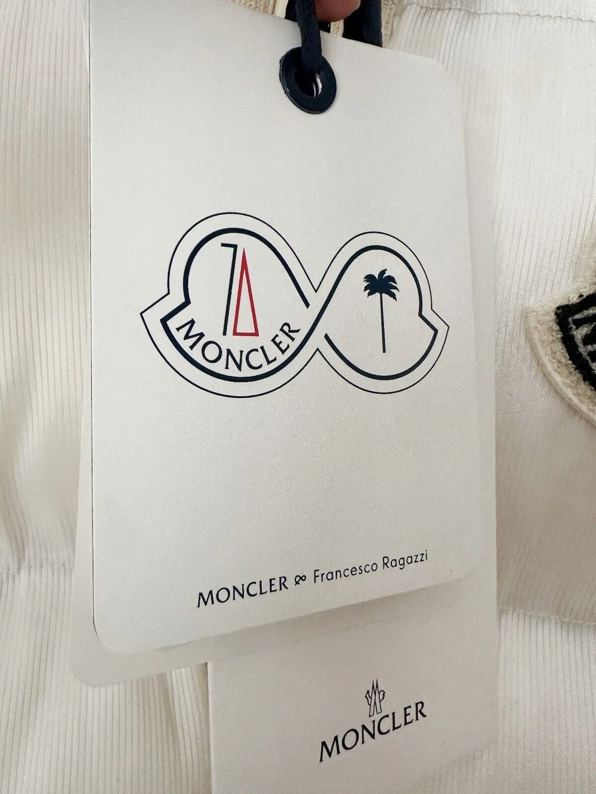 Moncler × Palm Angels “Maya 70” LED-Glow Down Jacket – Bright White