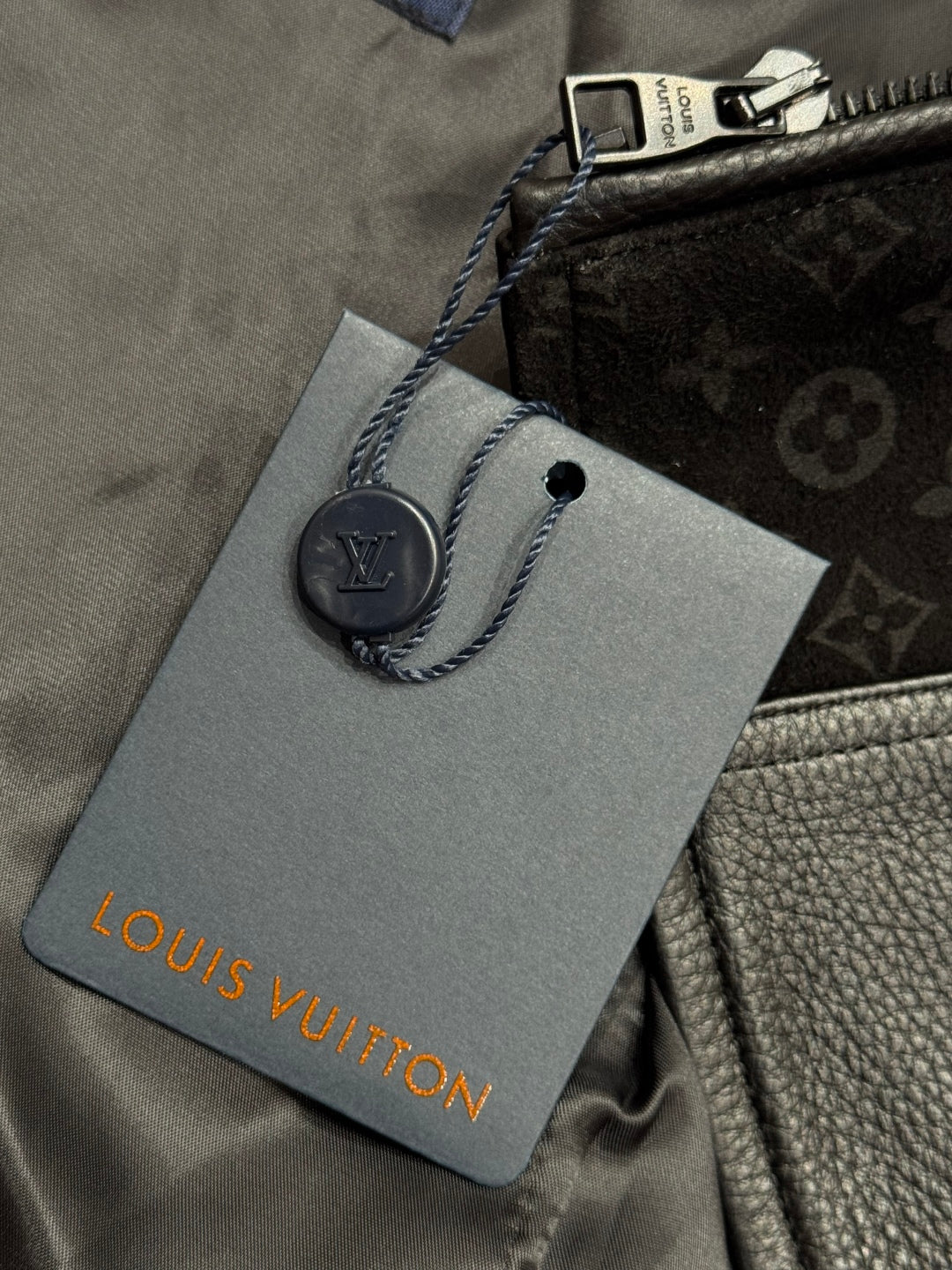 Louis Vuitton Leather-Mix Biker Jacket – Black Desert Racer For Sale