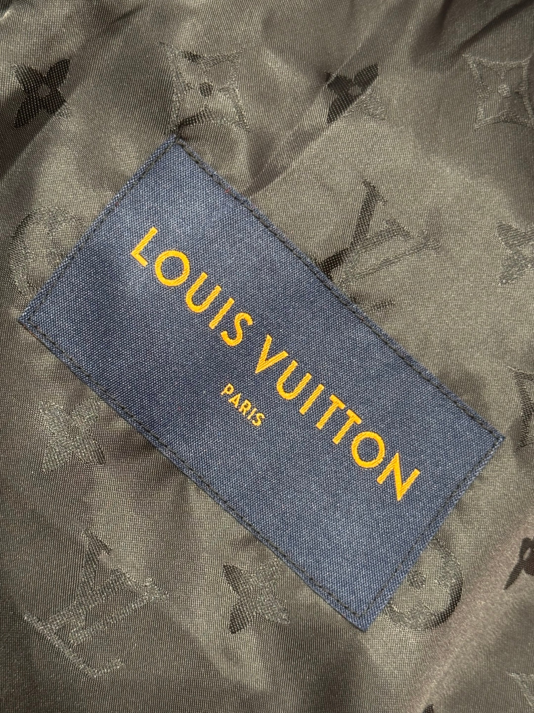 Louis Vuitton × Supreme Leather Varsity Monogram Bomber Jacket