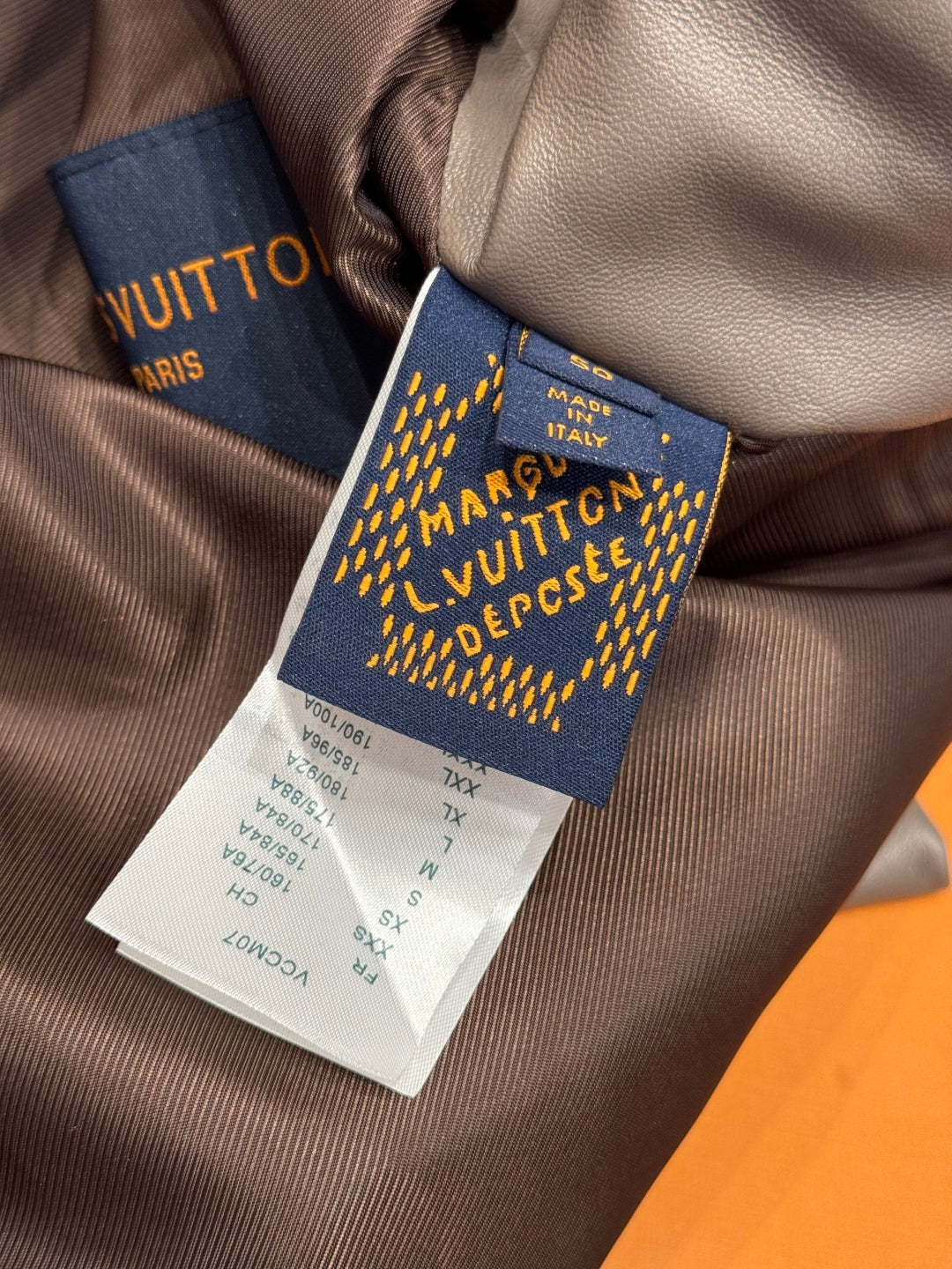 Louis Vuitton Python-Mix Leather Tracksuit Top – Mid-Brown