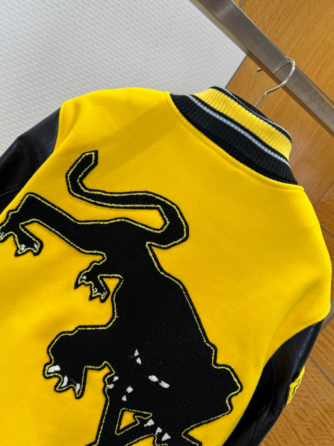 Louis Vuitton Yellow & Black Varsity Jacket – SS22 Release