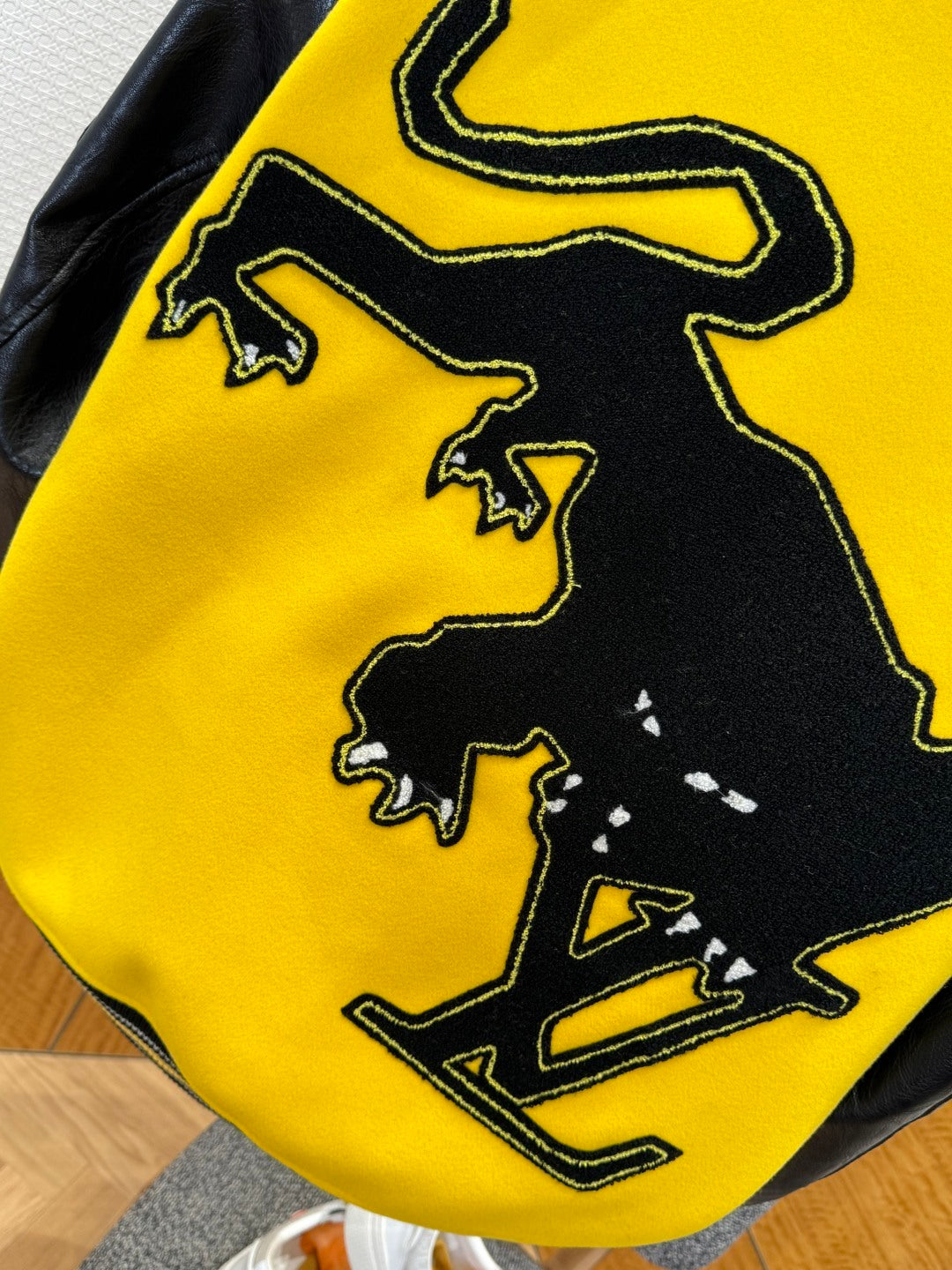 Louis Vuitton Yellow & Black Varsity Jacket – SS22 Release